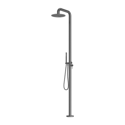 Zen SS316L Outdoor Freestanding Shower Column Graphite - Sydney Home Centre