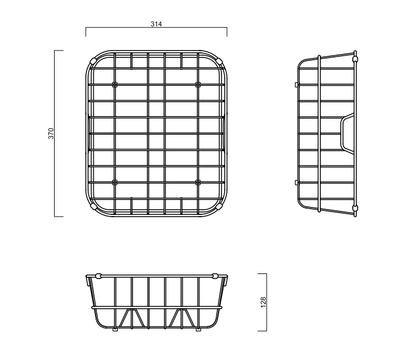 Abey DR006 Dish Rack Stainless Steel - Sydney Home Centre