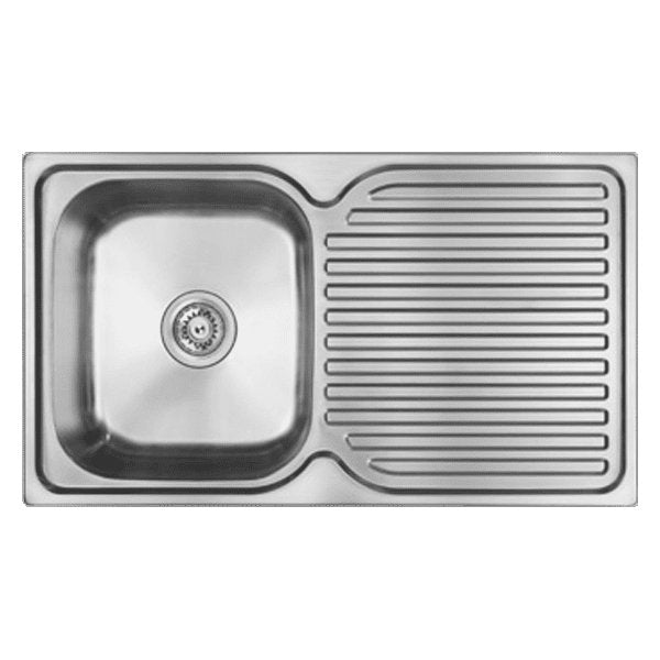 Abey Entry Left Side Single Bowl Sink Stainless Steel - Sydney Home Centre