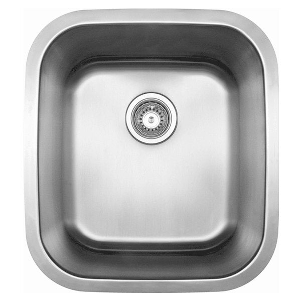 Abey Leichardt Undermount Skinny Sink With Overflow Stainless Steel - Sydney Home Centre