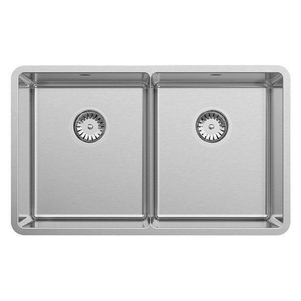 Abey Lucia Double Bowl Sink Stainless Steel - Sydney Home Centre