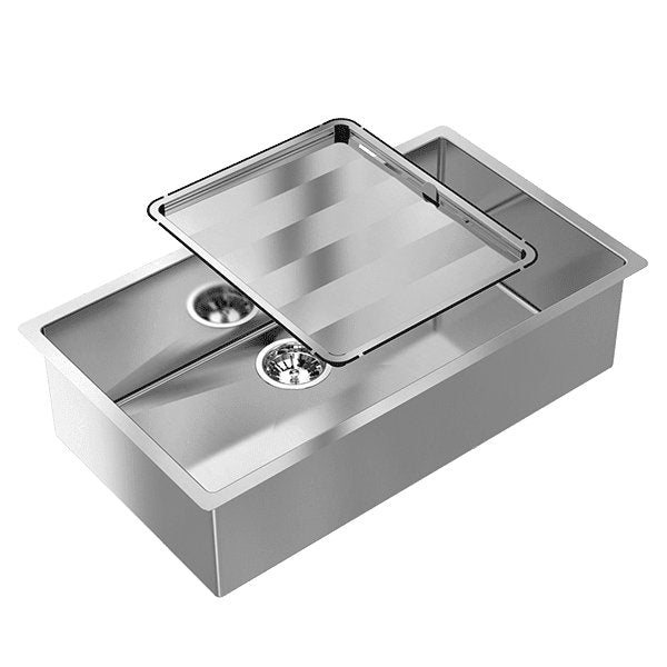 Abey Piazza 720 Square Single Bowl Sink Stainless Steel - Sydney Home Centre