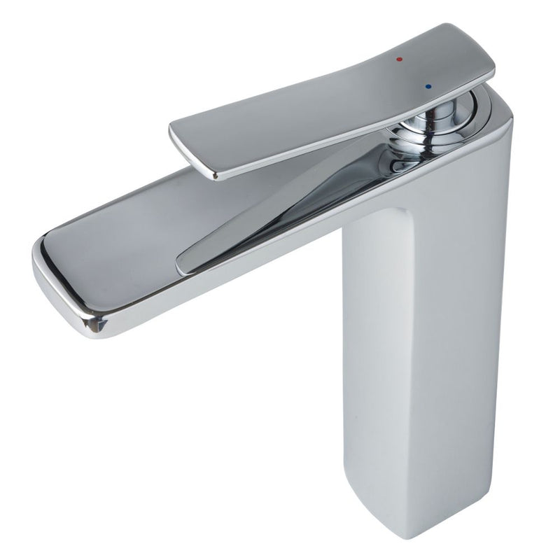 Aguzzo Cortina Tall Single Lever Basin Mixer Tap Luxury Chrome - Sydney Home Centre