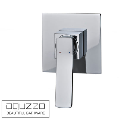 Aguzzo Cortina Wall Mounted Bath & Shower Mixer Chrome - Sydney Home Centre