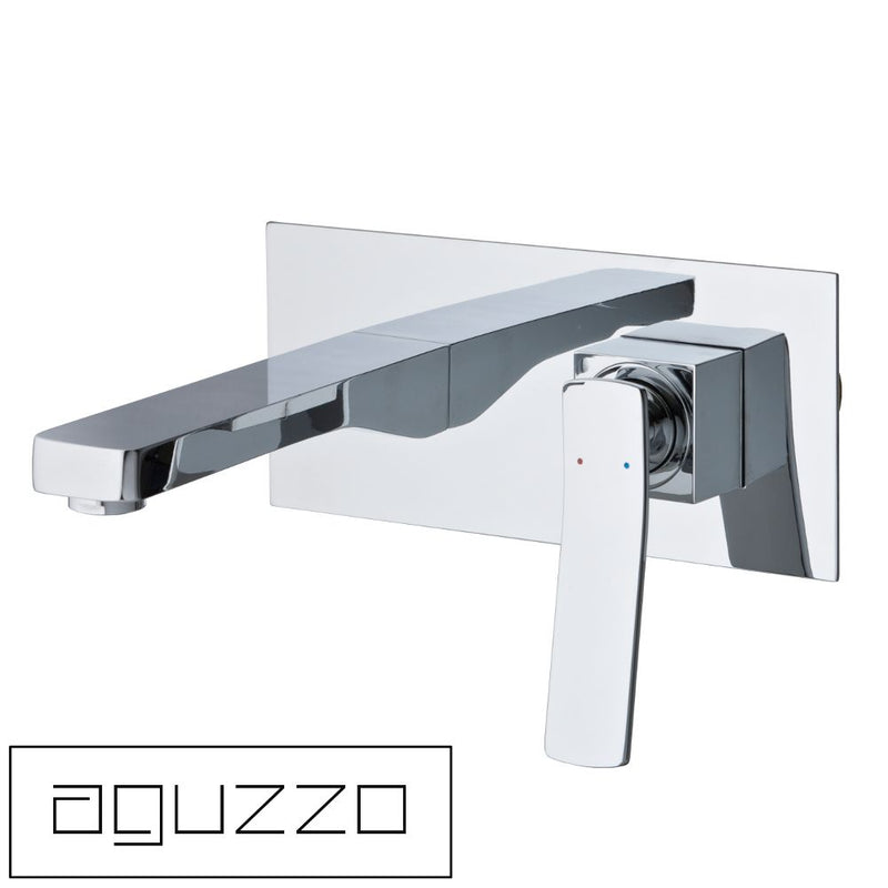 Aguzzo Cortina Wall Mounted Single Lever Mixer With Spout Chrome - Sydney Home Centre