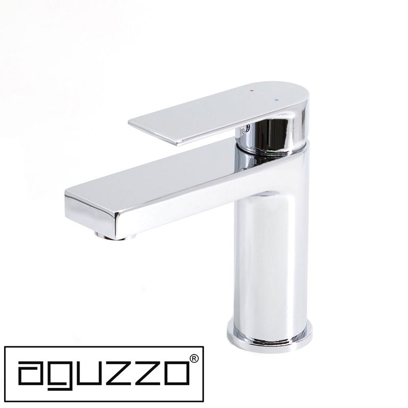 Aguzzo Prato Bathroom Single Lever Basin Mixer Tap Luxury Chrome - Sydney Home Centre