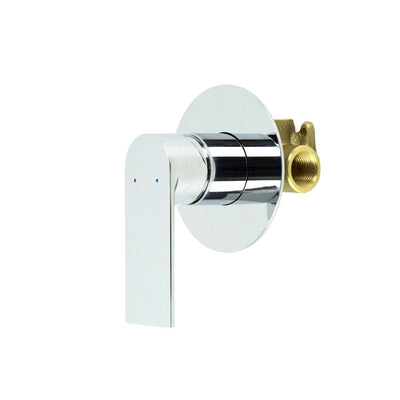 Aguzzo Prato Wall Mounted Bath & Shower Mixer Luxury Chrome - Sydney Home Centre