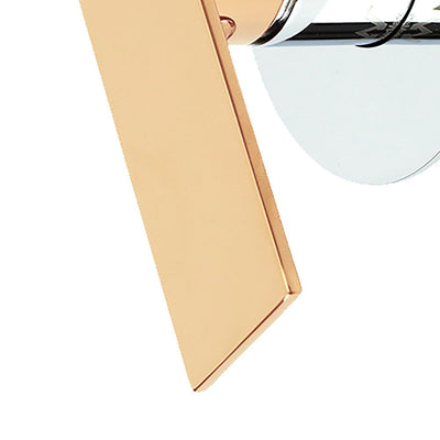 Aguzzo Prato Wall Mounted Bath & Shower Mixer Luxury Chrome & Rose Gold - Sydney Home Centre