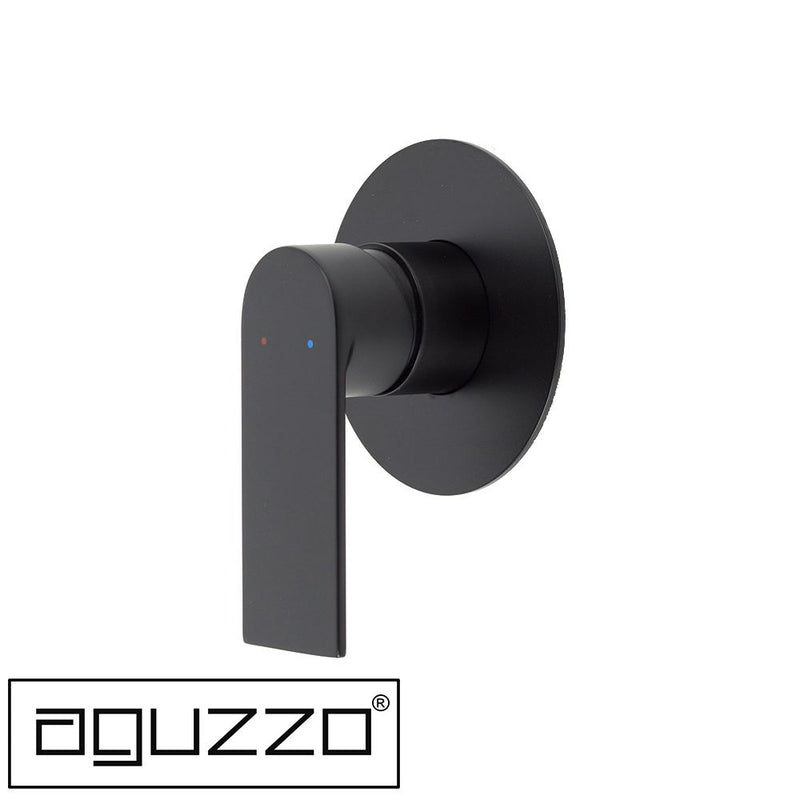 Aguzzo Prato Wall Mounted Bath & Shower Mixer Luxury Matte Black - Sydney Home Centre