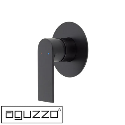 Aguzzo Prato Wall Mounted Bath & Shower Mixer Luxury Matte Black - Sydney Home Centre