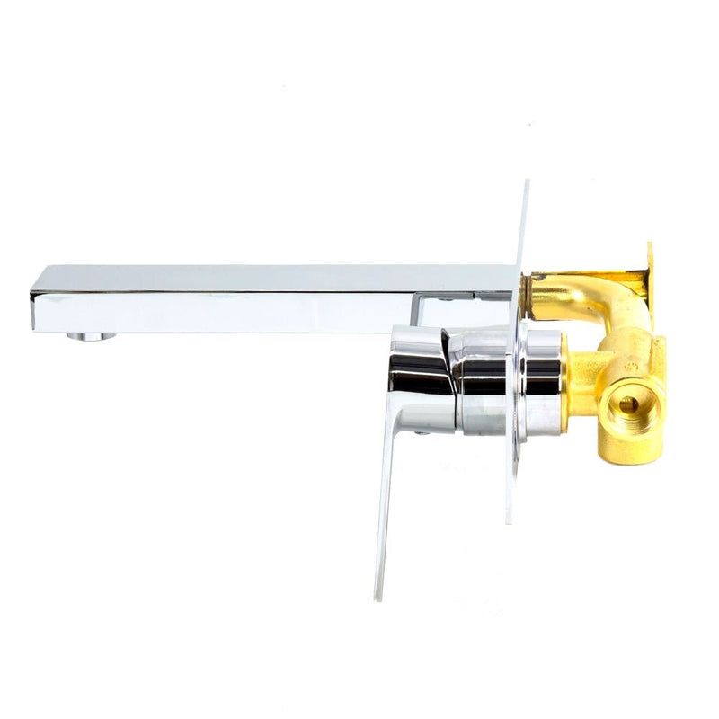 Aguzzo Prato Wall Mounted Mixer And Spout Luxury Chrome - Sydney Home Centre