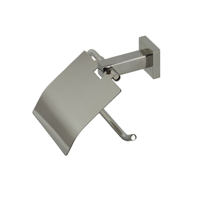 Aguzzo Quadro Stainless Steel Wall Mounted Toilet Paper Roll Holder Luxury Chrome - Sydney Home Centre