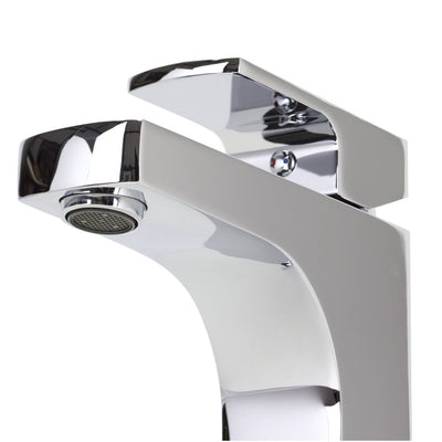 Aguzzo Terrus Single Lever Basin Mixer Tap Luxury Chrome - Sydney Home Centre