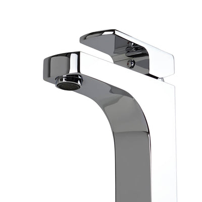 Aguzzo Terrus Tall Single Lever Basin Mixer Tap Luxury Chrome - Sydney Home Centre