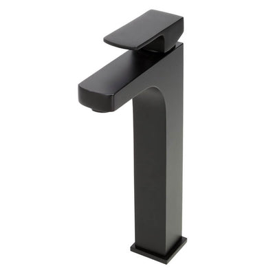 Aguzzo Terrus Tall Single Lever Basin Mixer Tap Matte Black - Sydney Home Centre