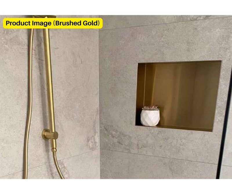 ANOOK Shower Niche 900x400x90mm PVD Brushed Nickel - Sydney Home Centre