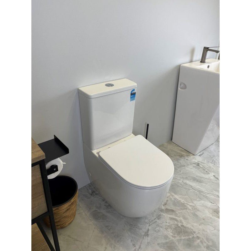 AquaBrite Curvature FTW Rimless Toilet Suite - Sydney Home Centre