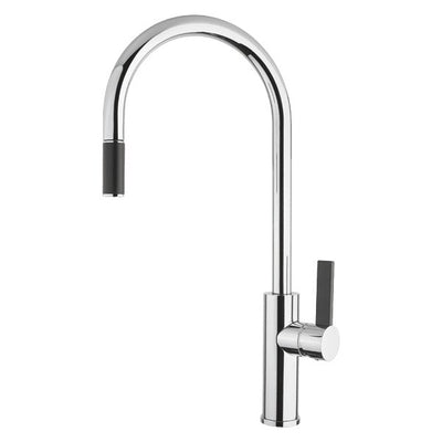 Armando Vicario Luz Gooseneck Pull-Out Mixer Chrome - Sydney Home Centre