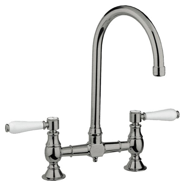 Armando Vicario Provincial Exposed Breach Kitchen Tap Brushed Nickel - Sydney Home Centre