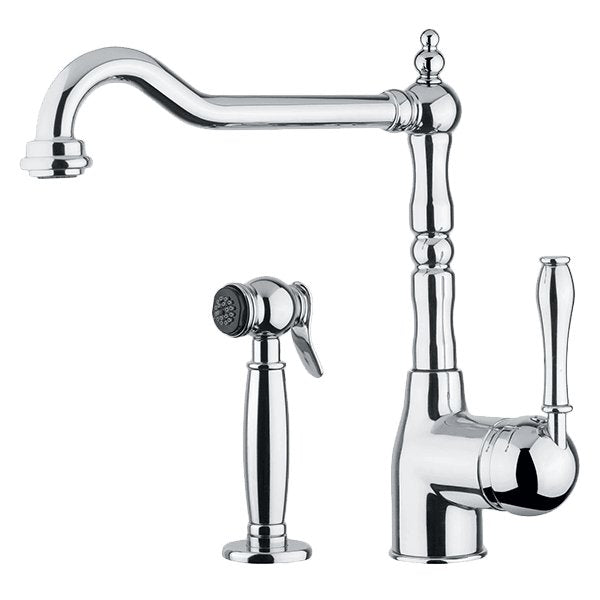 Armando Vicario Provincial Kitchen Mixer With Side Spray Chrome - Sydney Home Centre