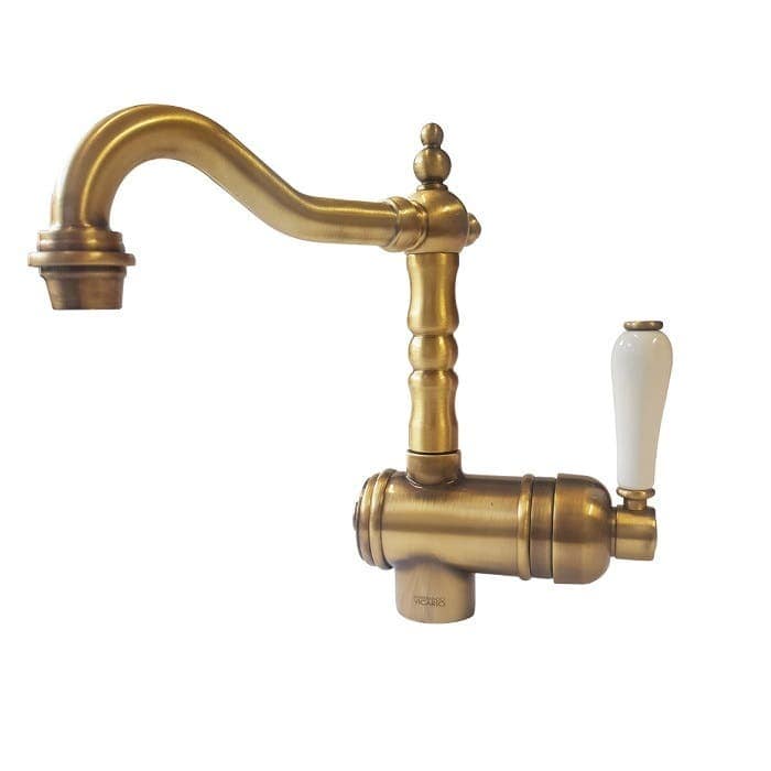 Armando Vicario Provincial Single Lever Basin Mixer Bronze - Sydney Home Centre