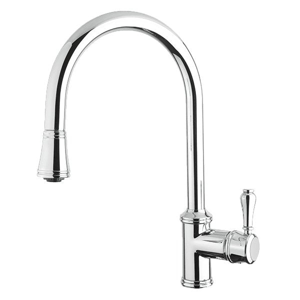 Armando Vicario Provincial Single Lever Kitchen Mixer With Pull Out Chrome - Sydney Home Centre