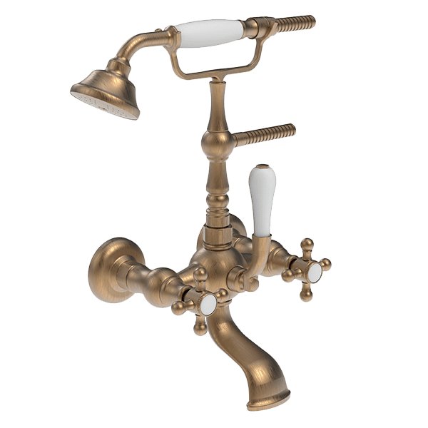 Armando Vicario Provincial Wall Mounted Bath Filler Bronze - Sydney Home Centre