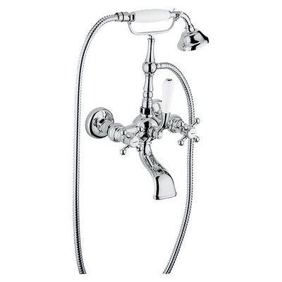 Armando Vicario Provincial Wall Mounted Bath Filler Chrome - Sydney Home Centre