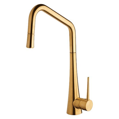 Armando Vicario TINK - D Kitchen Mixer With Pull - Out Brushed Gold - Sydney Home Centre