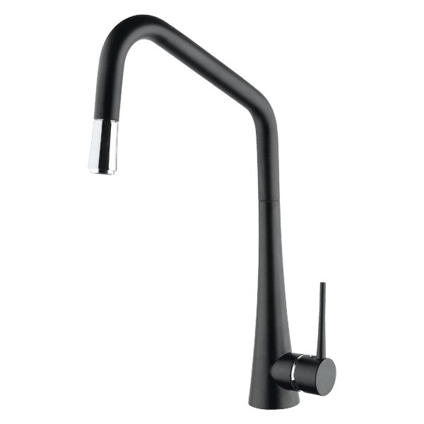 Armando Vicario Tink D Kitchen Mixer With Pull Out Matte Black - Sydney Home Centre
