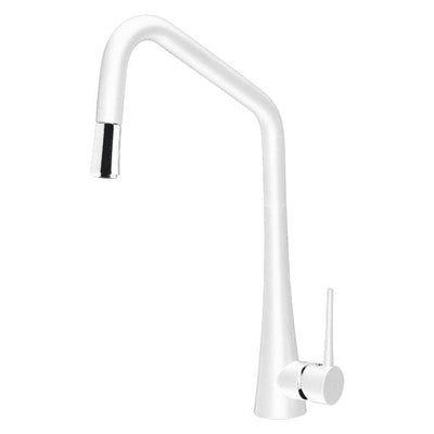 Armando Vicario TINK - D Kitchen Mixer With Pull - Out White - Sydney Home Centre