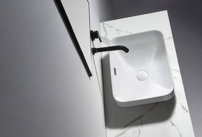 Aulic Barlee Above Counter Basin Gloss White - Sydney Home Centre