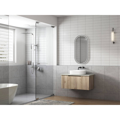 Aulic Calder 900mm Wall Hung Vanity Laminated Wood Grain (Cabinet Only) - Sydney Home Centre