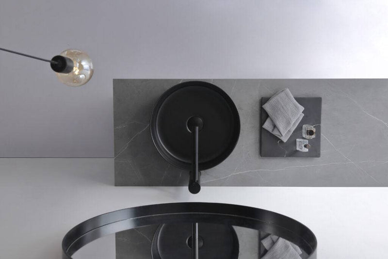 Aulic Dove Above Counter Basin Matte Black - Sydney Home Centre