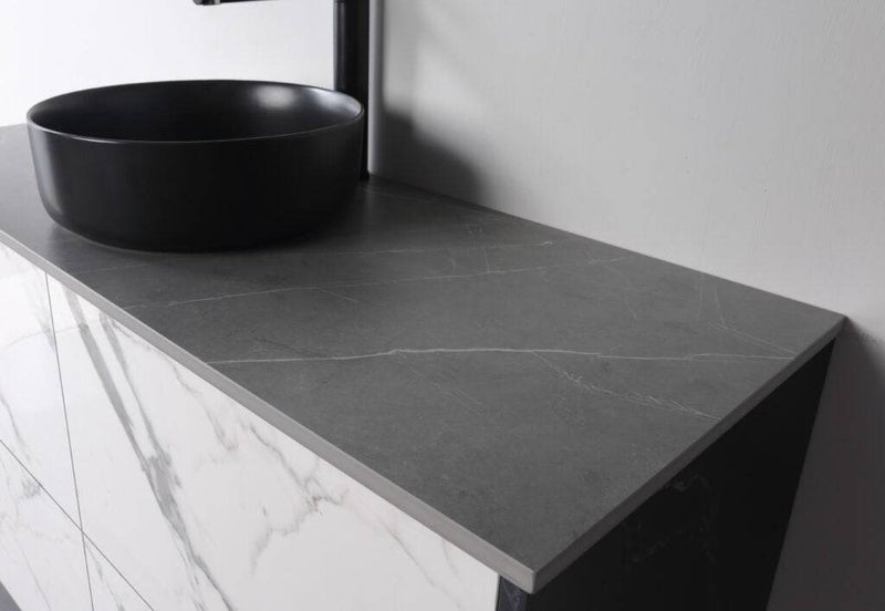 Aulic Dove Above Counter Basin Matte Black - Sydney Home Centre