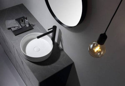 Aulic Dove Above Counter Basin Matte White - Sydney Home Centre