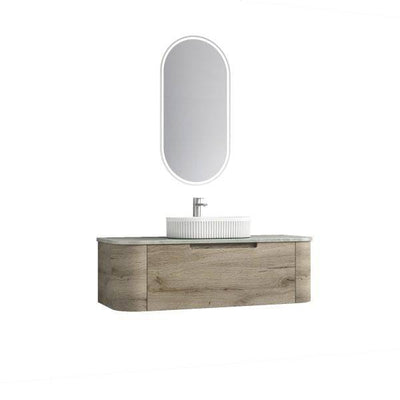 Aulic Hamilton 1200mm Wall Hung Vanity Laminate Plywood (Alpine Flat Quartz Stone Top) - Sydney Home Centre