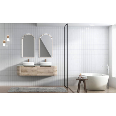 Aulic Hamilton 1500mm Wall Hung Vanity Laminate Plywood (Cato Flat Stone Top) - Sydney Home Centre