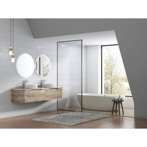 Aulic Hamilton 1800mm Wall Hung Vanity Laminate Plywood (Alpine Flat Quartz Stone Top) - Sydney Home Centre