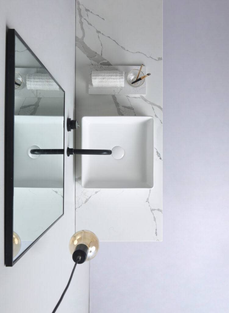 Aulic Macleod Above Counter Basin Matte White - Sydney Home Centre