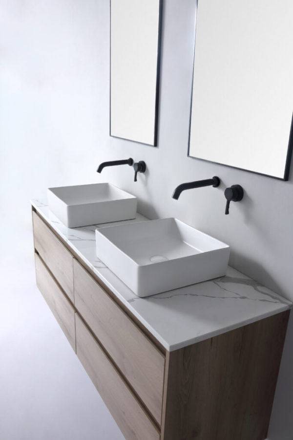 Aulic Macleod Above Counter Basin Matte White - Sydney Home Centre