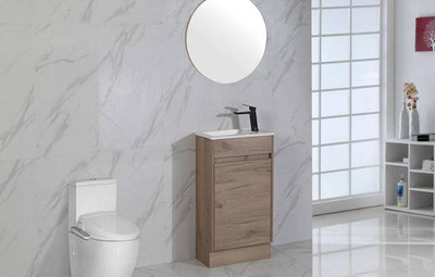 Aulic Revit 465mm Vanity Timber (Ceramic Top) - Sydney Home Centre