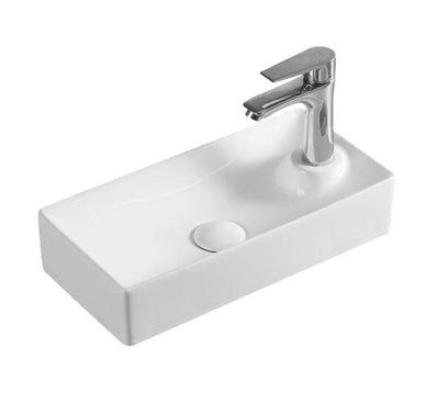 Aulic Tyrrell Wall Hung Basin Gloss White - Sydney Home Centre