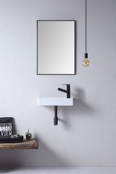 Aulic Tyrrell Wall Hung Basin Gloss White - Sydney Home Centre