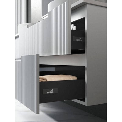 Aulic Verona 1800mm Wall Hung Vanity Laminated Matte White (Cabinet Only) - Sydney Home Centre