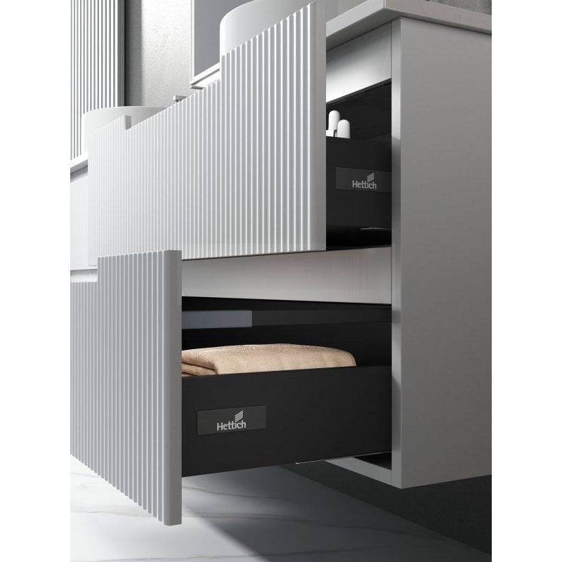 Aulic Verona 1800mm Wall Hung Vanity Laminated Matte White (Cabinet Only) - Sydney Home Centre