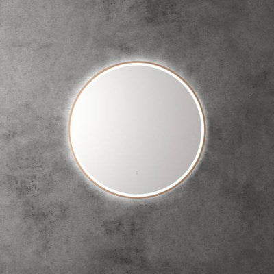 Aulic Windsor 700mm Framed LED Mirror Brushed Nickel - Sydney Home Centre