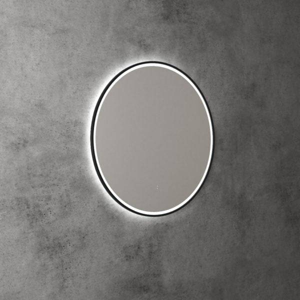 Aulic Windsor 700mm Framed LED Mirror Matte Black - Sydney Home Centre