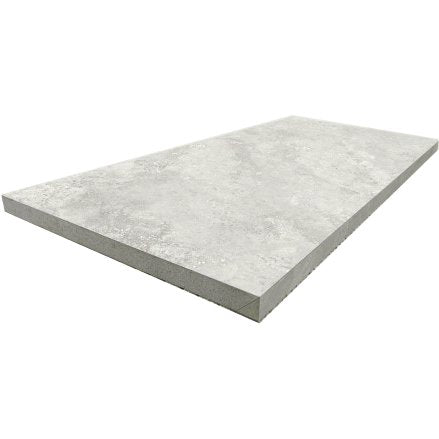 Baroque Light Grey 20mm Bullnose 400x600 Square Edge External - Sydney Home Centre