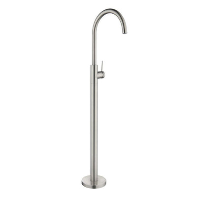 Bella Vista Freestanding Bath Mixer Brushed Nickel - Sydney Home Centre